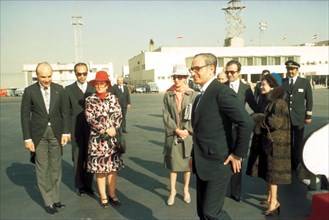 Mohammed Reza Shah Pahlavi en visite officielle