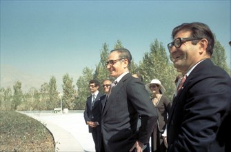 Mohammed Reza Shah Pahlavi en visite officielle