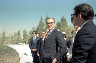 Mohammed Reza Shah Pahlavi en visite officielle