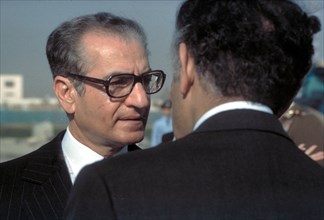 Mohammed Reza Shah Pahlavi en visite officielle