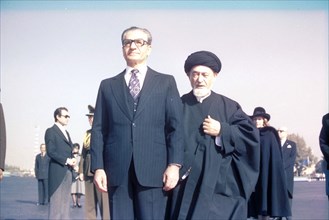 Mohammed Reza Shah Pahlavi en visite officielle