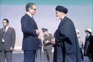 Mohammed Reza Shah Pahlavi en visite officielle