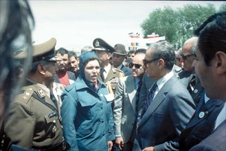 Mohammed Reza Shah Pahlavi en visite officielle