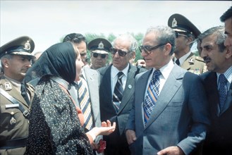 Mohammed Reza Shah Pahlavi en visite officielle