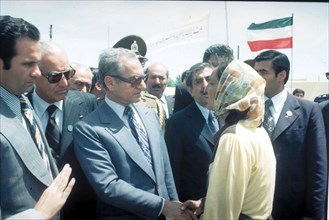 Mohammed Reza Shah Pahlavi en visite officielle