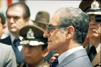 Mohammed Reza Shah Pahlavi en visite officielle