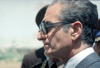 Mohammed Reza Shah Pahlavi en visite officielle