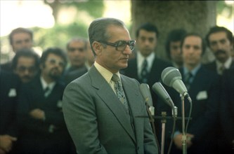 Mohammed Reza Shah Pahlavi en visite officielle