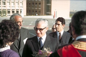 Mohammed Reza Shah Pahlavi en visite officielle