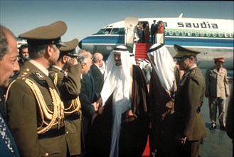 Mohammed Reza Shah Pahlavi en visite officielle