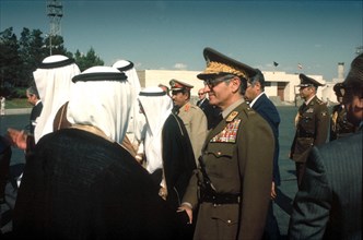 Mohammed Reza Shah Pahlavi en visite officielle