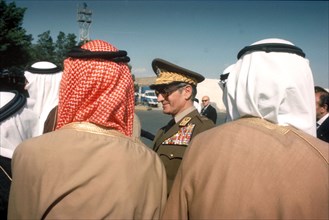 Mohammed Reza Shah Pahlavi en visite officielle