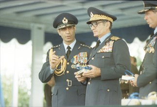 Mohammed Reza Shah Pahlavi en visite officielle