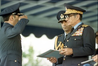 Mohammed Reza Shah Pahlavi en visite officielle