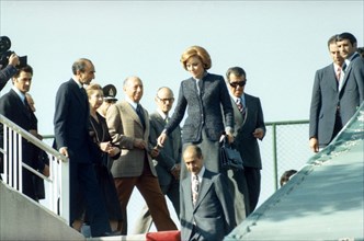 Farah Pahlavi en visite officielle