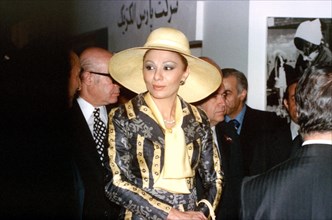 Mohammed Reza Shah Pahlavi et Farah Pahlavi en visite officielle