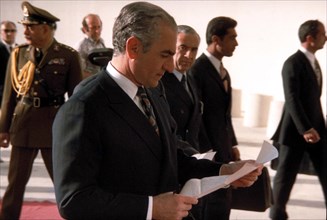 Mohammed Reza Shah Pahlavi en visite officielle