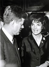 Jackie et John Fitzgerald Kennedy