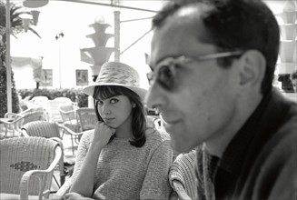 Jean-Luc Godard with Anna Karina