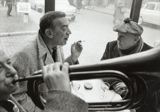 Marcel Aymé et Pierre Mac Orlan (5 novembre 1965)