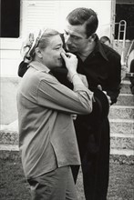 Simone Signoret et Yves Montand