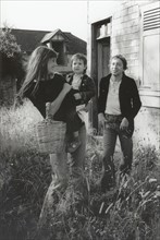 Jane Birkin et Serge Gainsbourg avec leur fille Charlotte