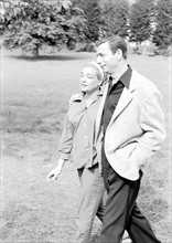 Yves Montand et Simone Signoret