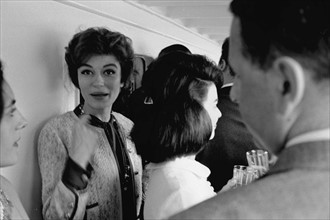 Anouk Aimée lors du festival de Cannes (1960)