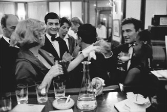 Simone Signoret et François Truffaut  (1959)