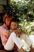 Françoise Sagan et son fils Denis Westhoff