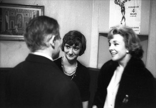 Françoise Sagan and Micheline Presle