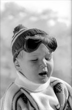 Albert de Monaco enfant à Gstaadt (1961)