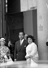 Visite du roi du Népal, Mahendra Bir Bikram Shah, à Paris, 1960