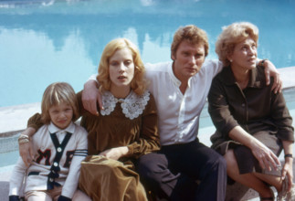 The Vartan Hallyday family, 1975