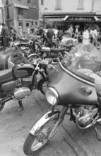 Motorcycle meeting in St-Tropez