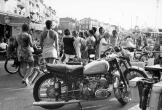Motorcycle meeting in St-Tropez