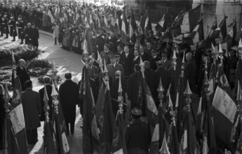 Cérémonie commémorative du 11 novembre 1960