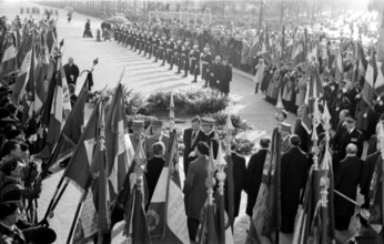 Cérémonie commémorative du 11 novembre 1960