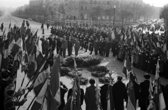 Cérémonie commémorative du 11 novembre 1960