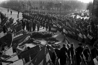 Cérémonie commémorative du 11 novembre 1960