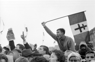Charles de Gaulle, Nice, 1960
