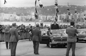 Charles de Gaulle, Nice, 1960