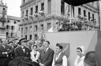 Charles de Gaulle, Nice, 1960