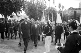 Charles de Gaulle, Cannes, 1960
