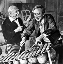 Cocteau et Picasso, juillet 1959