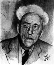Cocteau, portrait de Dupuis, 1959