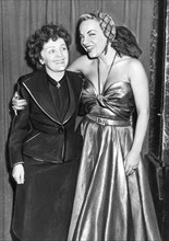 Piaf et Carmen Miranda, New York, décembre 1950