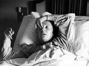 Piaf à  l'hopital américain - août 1960.