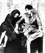 Piaf et Jean Cocteau, 1940