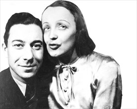 Piaf et Paul Meurisse dans "Le Bel indifférent", 1940